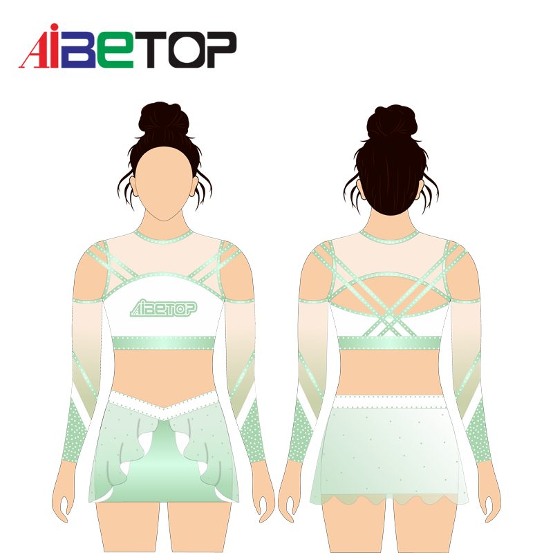 custom logo cheerleading uniform