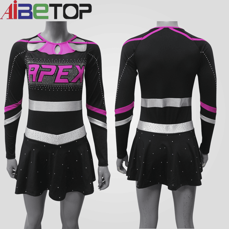 pink cheerleading uniform